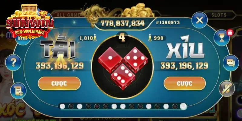 Game Tài Xỉu SUNWIN được giới bet thủ đánh giá cao trong lĩnh vực cá cược trực tuyến