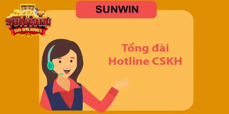 Hotline của sân chơi hỗ trợ giải đáp mọi thắc mắc của khách hàng